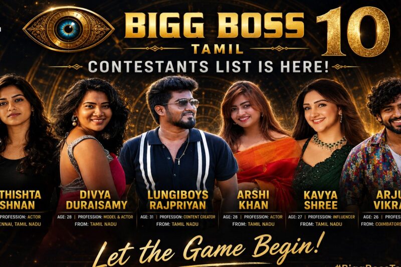 Bigg Boss Tamil Season 10 Contestants List Is Here Bigg Boss | Vijay sethupathi | VijayTV